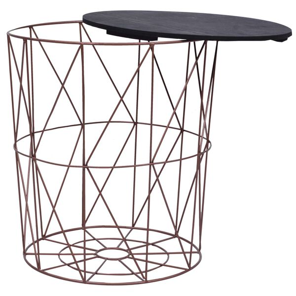 vidaXL コーヒーテーブル 3点 コッパー