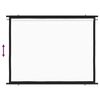 vidaXL プロジェクタースクリーン 60インチ 4:3