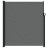 vidaXL 格納式サイドオーニング アントラシート 220x600 cm