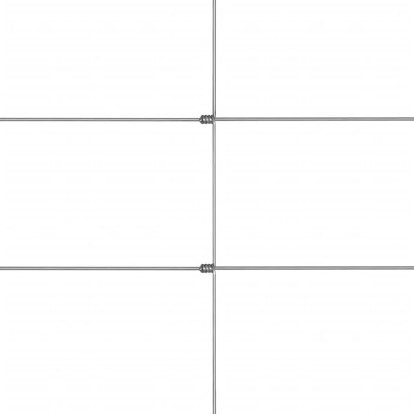 vidaXL ガーデンフェンス 亜鉛メッキ鋼製 50mx80cm