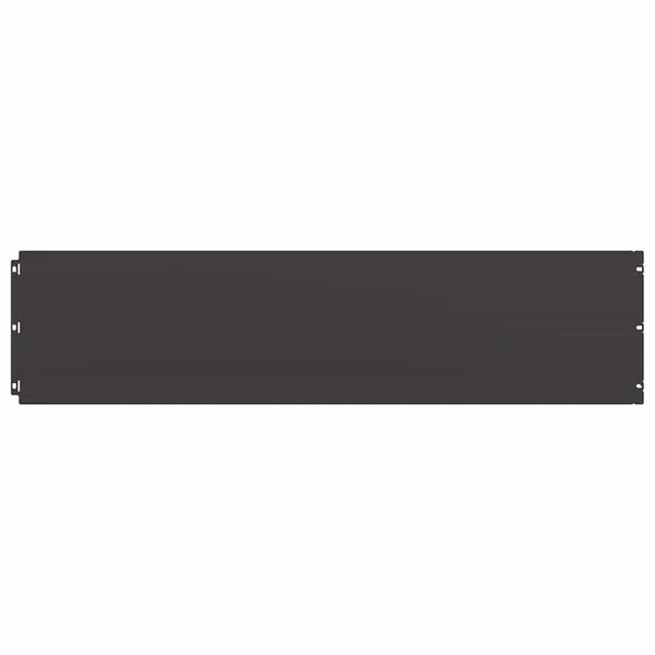 vidaXL 芝生エッジング 20個入り ブラック 25x103 cm 冷間圧延鋼