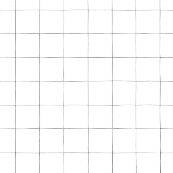 vidaXL 金網フェンス 亜鉛メッキ鋼製 25x0.5 m シルバー