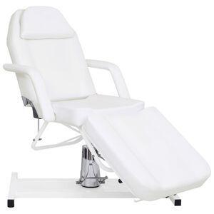 vidaXL マッサージテーブル ホワイト 180x62x(87-112)cm