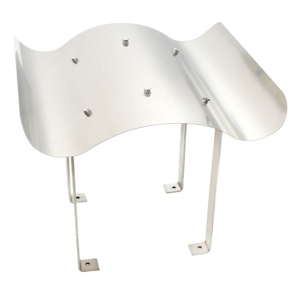 vidaXL 煙突の笠 ステンレススチール製 50 x 50 x 37 cm