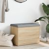 vidaXL 収納ベンチ ソノマオーク 62x42x45 cm エンジニアードウッド