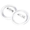 vidaXL 缶バッジキット 安全ピン付き 100セット アクリル製 58mm