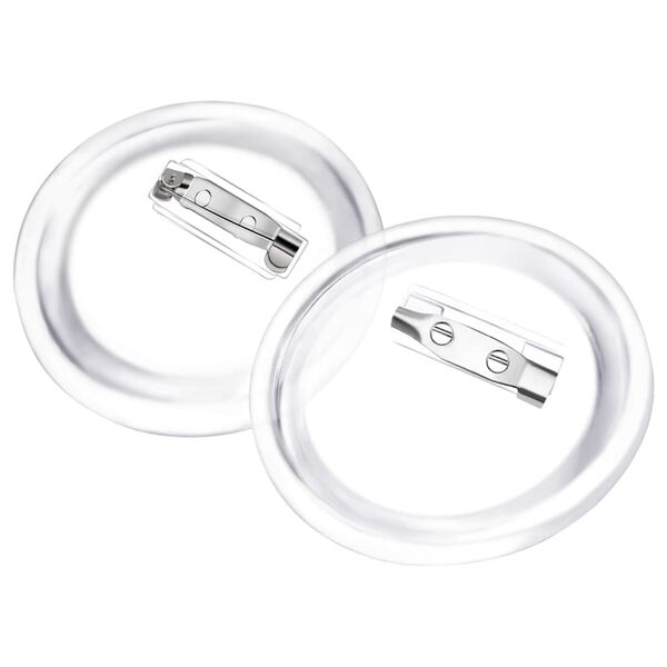 vidaXL 缶バッジキット 安全ピン付き 100セット アクリル製 58mm