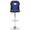 vidaXL バースツール 2点 ブルー 合成皮革製