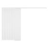 vidaXL 縦型ブラインド 布製 120x180cm ホワイト