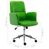 vidaXL オフィスチェア 合成皮革製 グリーン