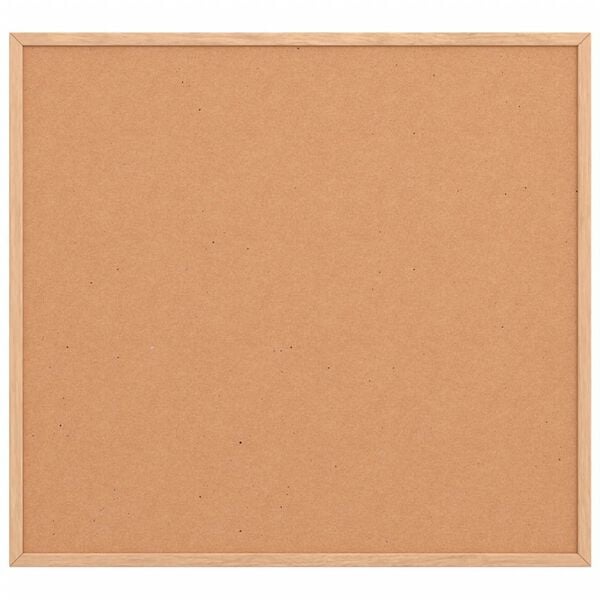 vidaXL コルクボード（無垢パイン材フレーム付き）60x55 cm
