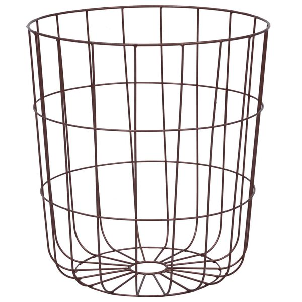 vidaXL コーヒーテーブル 直径39.5cm MDF製 コッパー