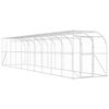 vidaXL 壁に対する鶏小屋 シルバー 600 x 150 x 215 cm 亜鉛メッキ鋼板