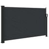 vidaXL 格納式サイドオーニング ブラック 120x600cm