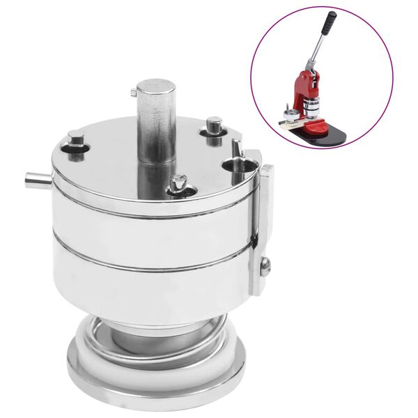 vidaXL 缶バッジメーカー専用 交換式 金型 37mm