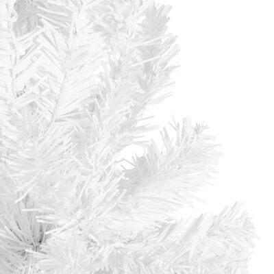 vidaXL スリム型 クリスマスツリー 210cm ホワイト