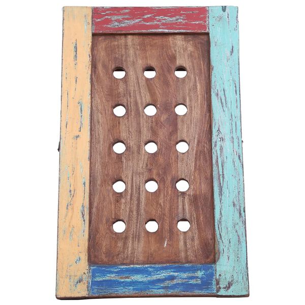 vidaXL ワインラック ボトル15本 47x28x78cm 無垢の再生木材