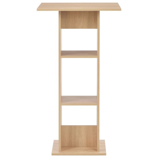 vidaXL バーテーブル オーク 60x60x110cm