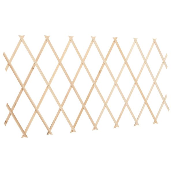 vidaXL トレリスフェンス 5面 180x60cm モミ材