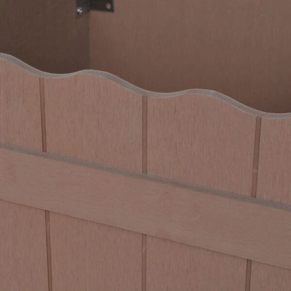 vidaXL ガーデンレイズドベッド WPC製 40x40x25cm ブラウン