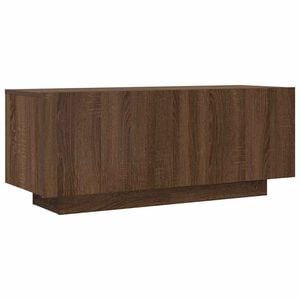 vidaXL TVキャビネット ブラウンオーク 100x35x40 cm エンジニアリングウッド