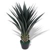 vidaXL 人工観葉植物 ユッカ ポット付き 90cm グリーン