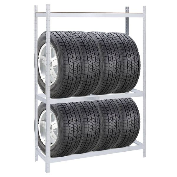 vidaXL タイヤラック 795 kg スチール