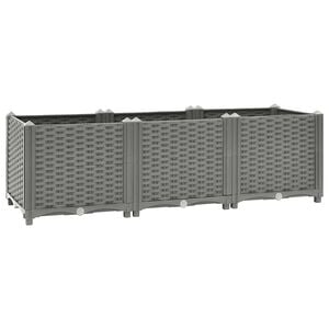 vidaXL レイズドベッド 120x40x38cm ポリプロピレン製