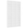 vidaXL CDキャビネット ホワイト102x23x177.5 cm エンジニアリングウッド