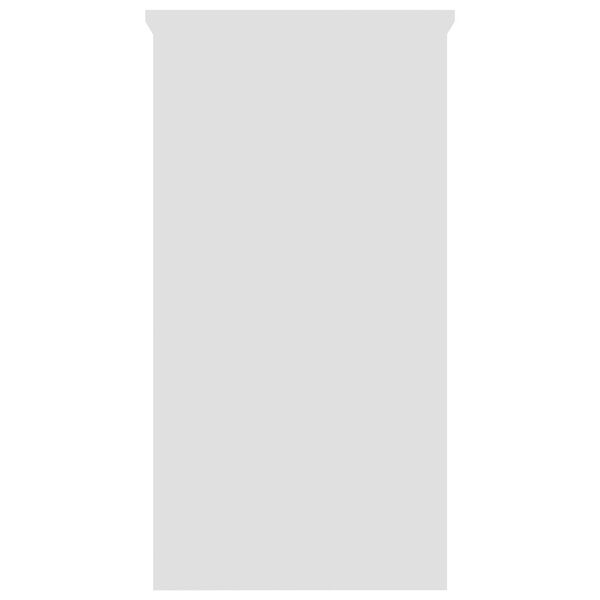 vidaXL デスク ホワイト 80x40x75cm エンジニアリングウッド