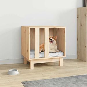 vidaXL ドッグハウス 50x40x52 cm 無垢材 パイン材