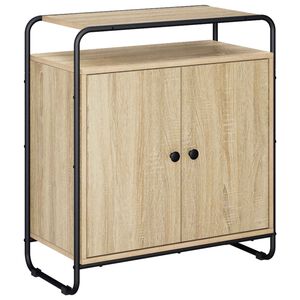vidaXL サイドボード ソノマオーク 68 x 35 x 75 cm エンジニアードウッド