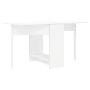 vidaXL ダイニングテーブル 138 x 70 x 73.5 cm エンジニアードウッド ホワイト 長方形