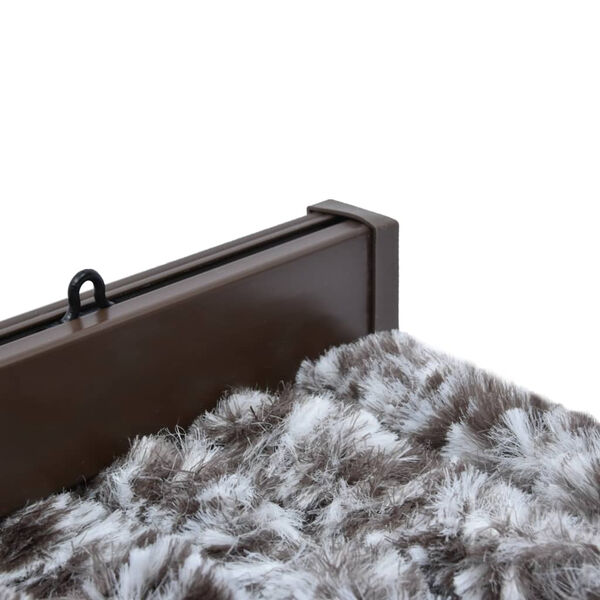 vidaXL 虫よけカーテン ブラウン＆ベージュ 56x185cm シェニール