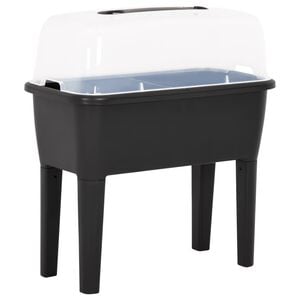 vidaXL レイズドベッド 77x38.7x82 cm PP