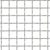 vidaXL ガーデンワイヤーフェンス クリンプ金網 ステンレススチール製 50x50 cm 31x31x3 mm