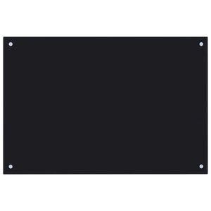 vidaXL キッチン用 汚れ防止板 ホワイト 90x60cm 強化ガラス製