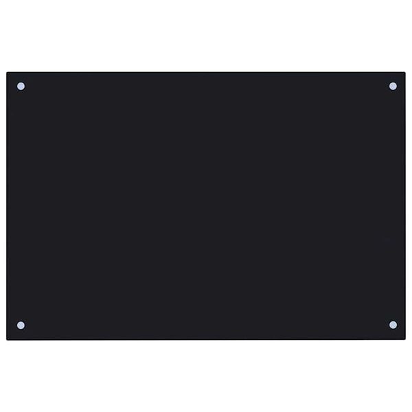 vidaXL キッチン用 汚れ防止板 ホワイト 90x60cm 強化ガラス製