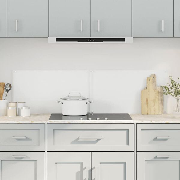 vidaXL キッチン用 汚れ防止板 2点 透明 70x60cm 強化ガラス製