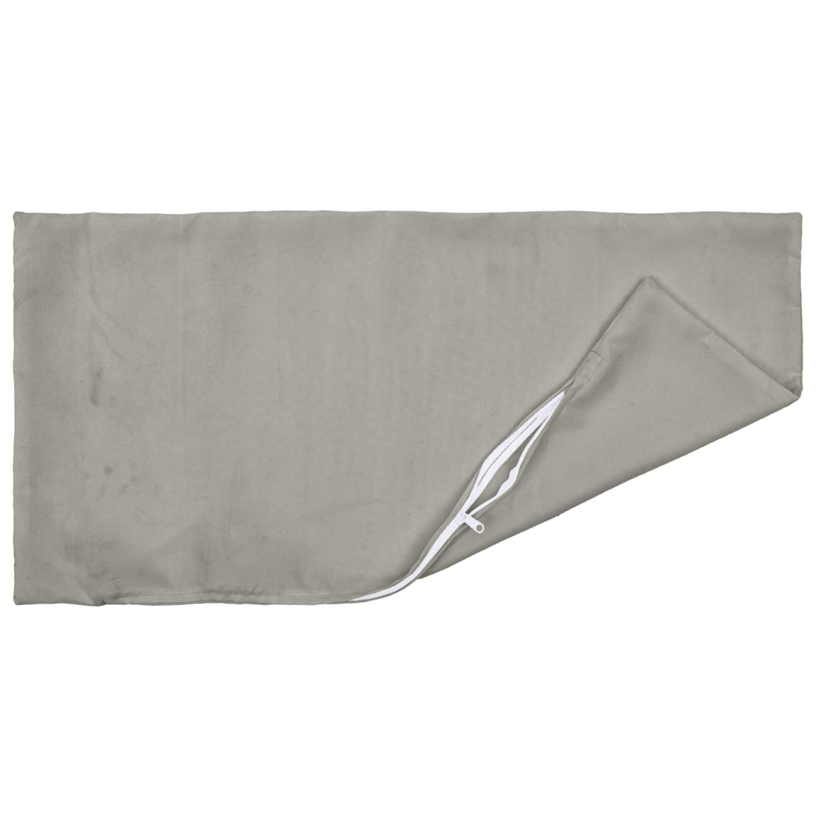 vidaXL クッションカバー 2 pcs HEERLEN グレー 40 x 80 cm