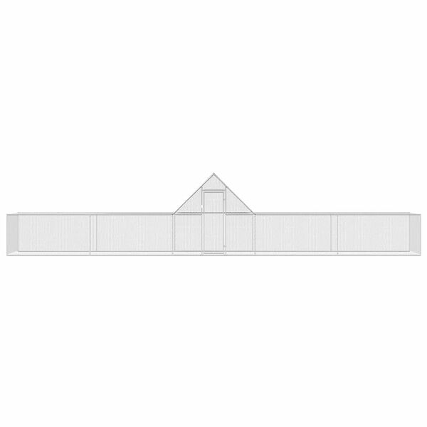 vidaXL 鶏小屋 10x2x2m 亜鉛メッキ鋼製