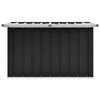 vidaXL ガーデン収納ボックス アントラシート 109x67x65cm