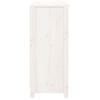 vidaXL サイドボード ホワイト 70x35x80 cm 無垢材 パイン材