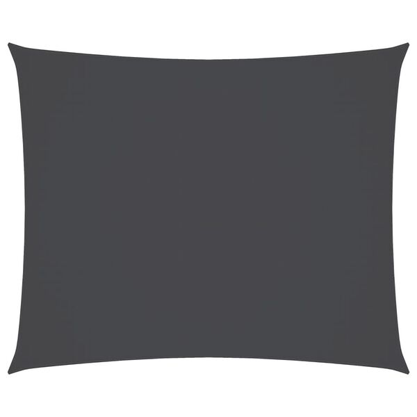 vidaXL サンシェードセイル 3.5x4.5m 長方形 オックスフォード生地 アントラシート