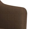 vidaXL ダイニングチェア 2点 ブラウン 布製