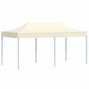 vidaXL 折り畳み式ポップアップテント 3 x 6 m クリームホワイト