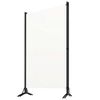 vidaXL 間仕切り 3枚パネル り ホワイト 260x180cm 布製