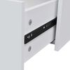 vidaXL サイドボード 引き出し4点付き ホワイト 60x30.5x71cm
