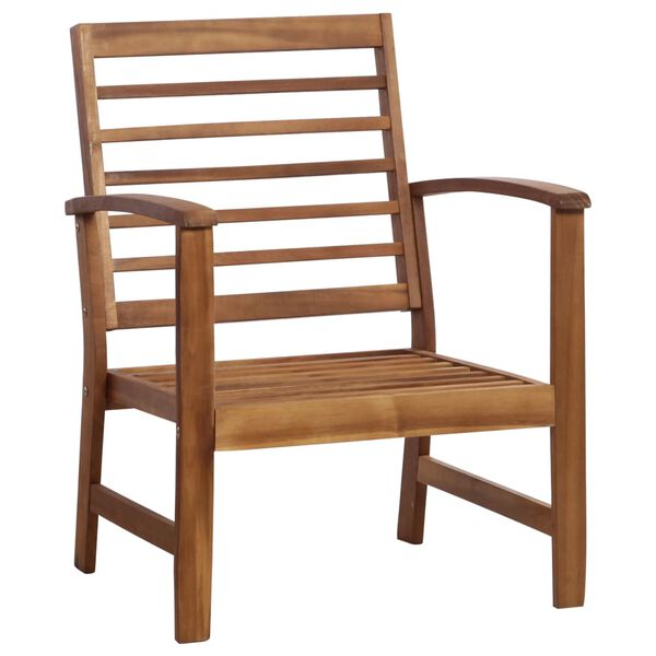 vidaXL ガーデンラウンジ4点セット アカシア無垢材