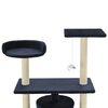 vidaXL キャットタワー サイザル麻製 爪とぎポール付き 95cm ダークブルー